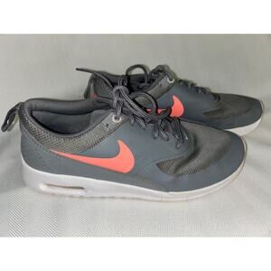 Nike Air Max Thea 814444-002 Girls 4.5 Youth Gray Pink Shoes